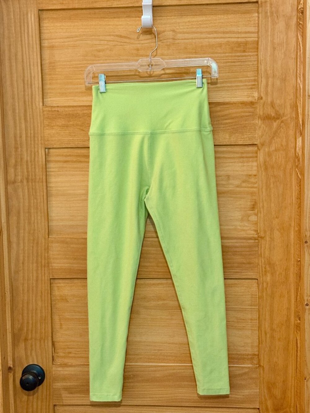 Beyond Yoga Citrus Lime Green High Rise 25" Leggings Women's size M